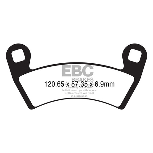 EBC  Double-H Superbike Brake Pad Sintered metal - Left - 125583