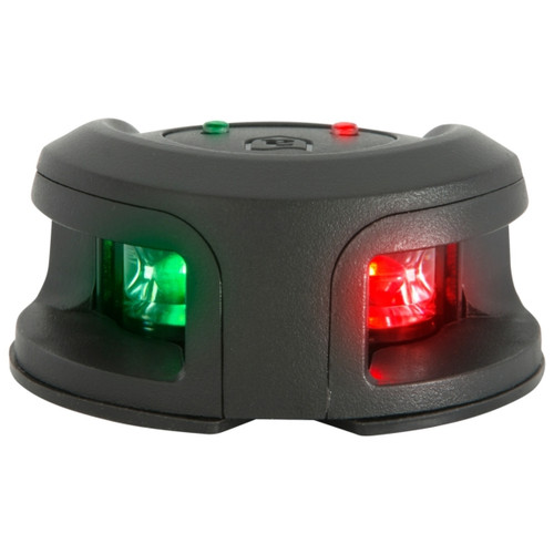 Attwood LightArmor Deck Mount Navigation Lights Bi-color Lights - Black - 762799