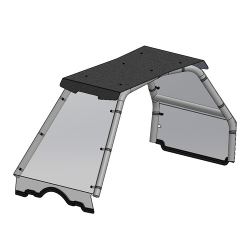 Direction 2 Windshield with Roof Fits Polaris - 174070
