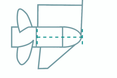 Panther Safe-Skeg Stainless steel - 709570