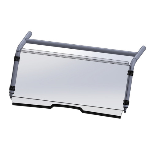 Direction 2 Full Windshield - Scratch resistant Fits Yamaha - 174079