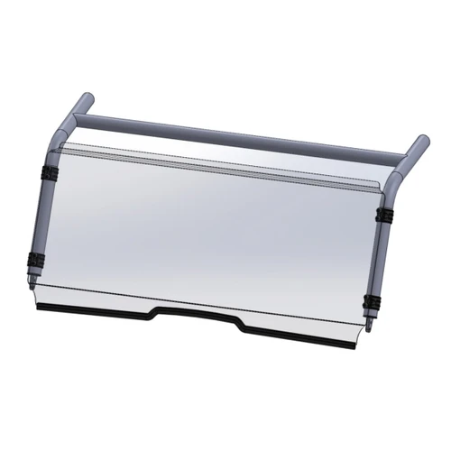 Direction 2 Full Windshield - Scratch resistant Fits Yamaha - 174079