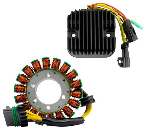 Kimpex HD Generator Stator & Aluminum Mosfet Voltage Regulator Kit Fits Polaris - 225766 - 225766