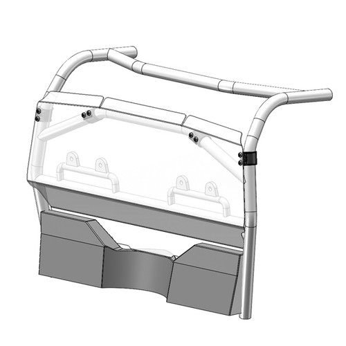 Direction 2 Rear Windshield Fits CFMoto - 175744