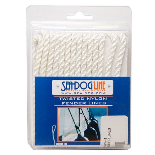 Sea Dog Twisted Nylon Fender Line 6' - 1/4" - Nylon - Twisted - 729262