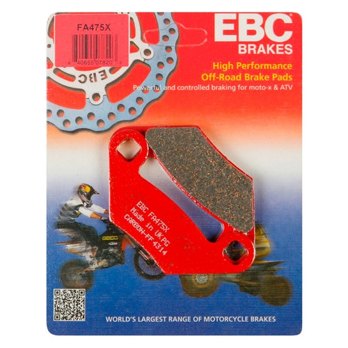 EBC  "X" Carbon Graphite Brake Pad Organic - Left, Right, Front Right, Front left, Rear Right, Rear left, Rear Outer - 077066