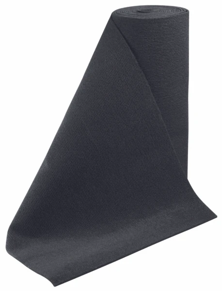 C.E. Smith Roll Carpet, Black,18" x 18' - 709709