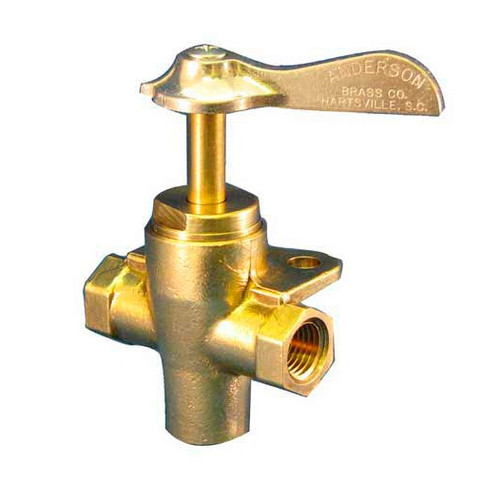 Moeller Brass Fuel Three Way Valve - 791504