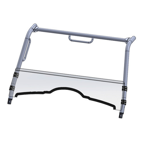 Direction 2 Short Windshield - Scratch Resistant Fits Kymco - 174145