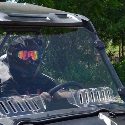 Super ATV Vented Full Windshield Fits Polaris - 314192