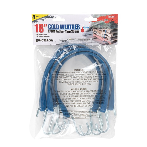 ERICKSON Tarp Straps 18" - 734648