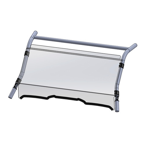 Direction 2 Full Windshield - Scratch resistant Fits Yamaha - 174155