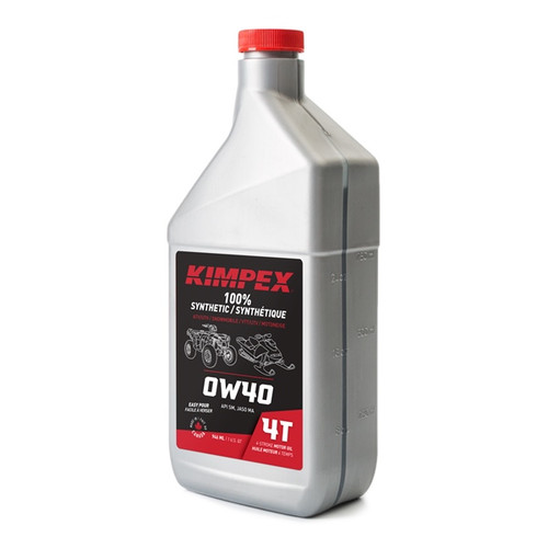Kimpex 4-S100 0W40 Snowmobile/ATV Engine Oil 0W40 - 946 ml - 260612