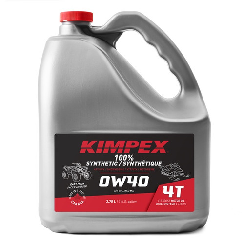 Kimpex 4-S100 0W40 Snowmobile/ATV Engine Oil 0W40 - 3.78 L  - 260613