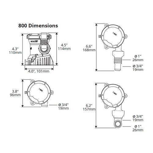 Attwood Tsunami MK2 Bilge Pump - 764092