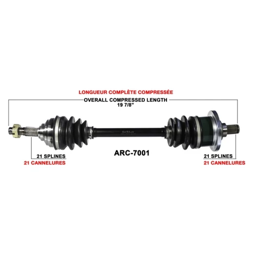 TrakMotive Complete Axle ARCTIC CAT - 216044