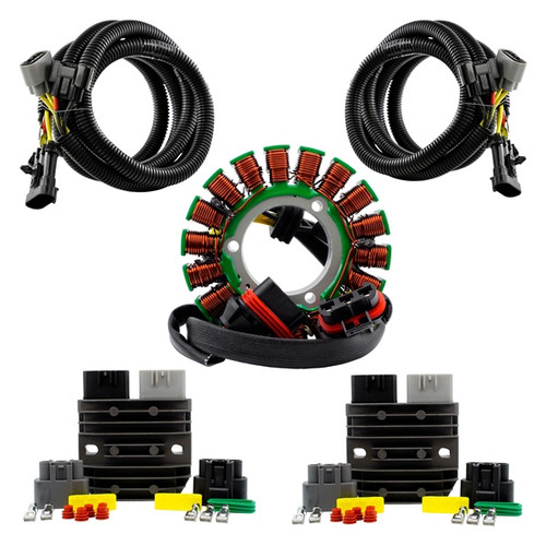 Kimpex HD Dual Output Stator, Series Regulators, Harnesses Kit Fits Polaris - 225818 - 225818