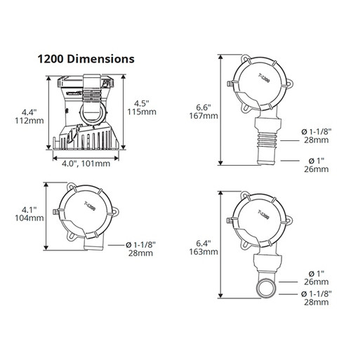 Attwood Tsunami MK2 Bilge Pump - 764107