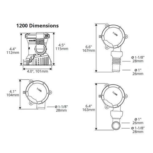 Attwood Tsunami MK2 Bilge Pump - 764108