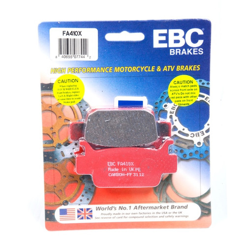 EBC  "X" Carbon Graphite Brake Pad Organic - Front Right, Front left, Rear left, Rear Outer - 077677