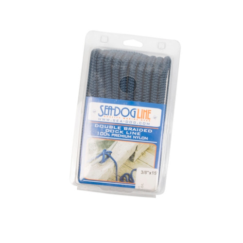 Sea Dog Double Braided Nylon Dock Line 15' - 3/8" - Nylon - Double Braided - 729374