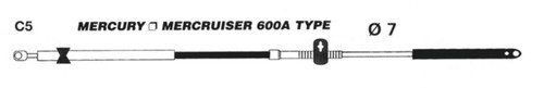 Uflex Mercury Gen I Control Cable - C5 - 718636