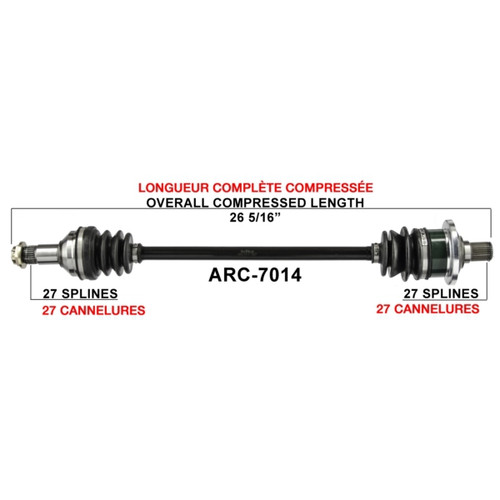 TrakMotive Complete Axle ARCTIC CAT - 216057
