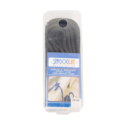Sea Dog Double Braided Nylon Dock Line 50' - 3/8" - Nylon - Double Braided - 729399