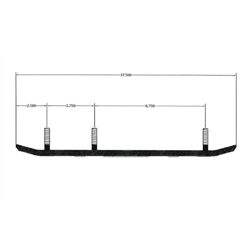 Kimpex Standard Wear Bar Blowmold - SKI-DOO - 274174