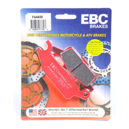 EBC  "X" Carbon Graphite Brake Pad Organic - Front Right, Front left - 077686