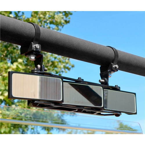 Super ATV 3 Panel Rear View Mirror 1.75" Clamp-On - 315628