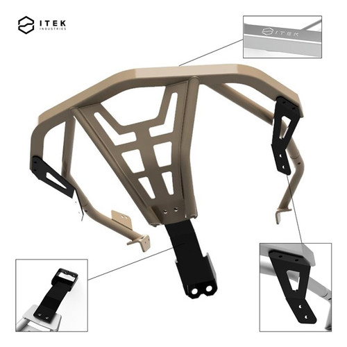 ITEK Ski-doo Front Bumper Aluminum - SKI-DOO - 335296