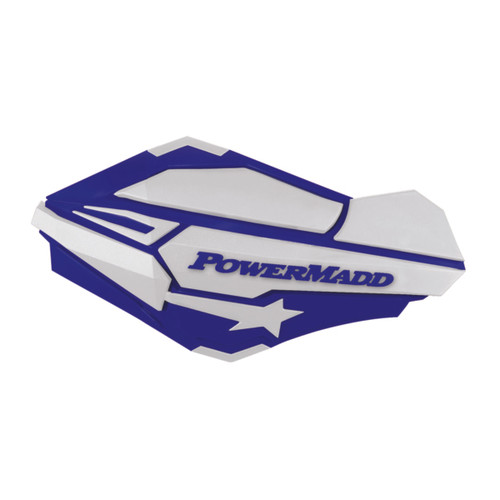 Powermadd Sentinel Handguard, Blue/White - 201822