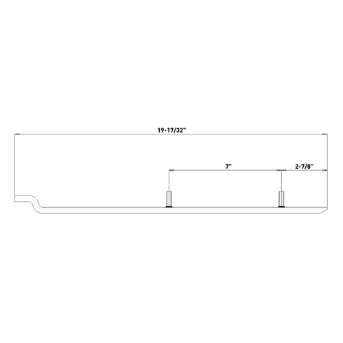 Kimpex Standard Wear Bar KAWASAKI/SNO-JET, SKI-DOO - 274552