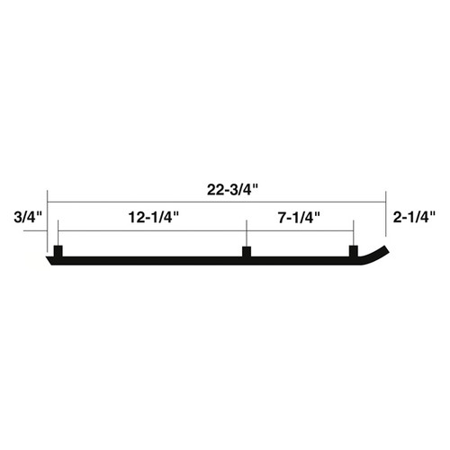 Kimpex Standard Wear Bar KAWASAKI/SNO-JET, YAMAHA - 274340