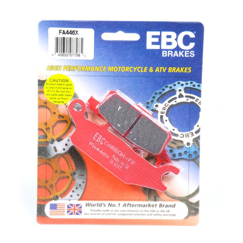 EBC  "X" Carbon Graphite Brake Pad Organic - Rear Right - 077695