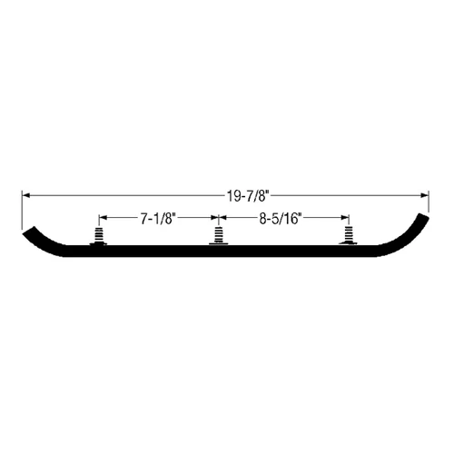 Kimpex Standard Wear Bar KAWASAKI/SNO-JET, YAMAHA - 274545
