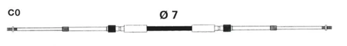 Uflex Universal 33C Control Cable - Mach 0 - 718689