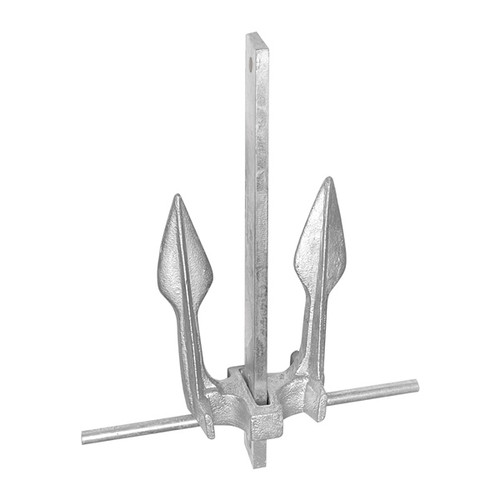 Kimpex Galvanized #8 Cast Iron Fluke Claw Anchor 12 lbs - 745028