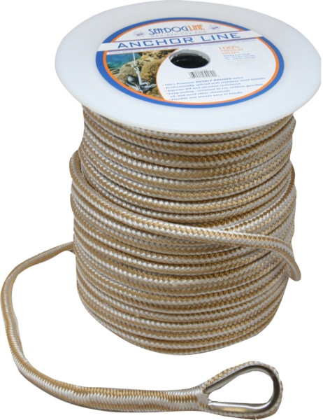 Sea Dog Double Braided Nylon Anchor Line 150' - 1/2" - Nylon - Double - 729447