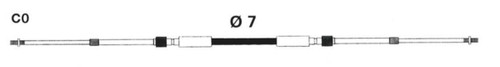 Uflex Universal 33C Control Cable - Mach 0 - 718699