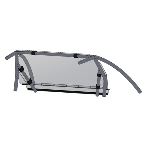 Direction 2 Rear Windshield - Scratch Resistant Fits Kawasaki - 174224