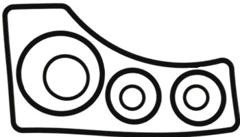 Sierra Outdrive Gasket Kit 16755, 16755A1, 16755Q1, 16755T1 - 722400