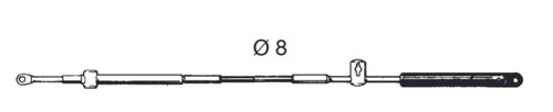 Uflex Mercury GenI Control Cable - Mach 5 - 718793