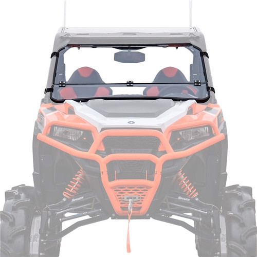 Super ATV Flip Down Windshield Fits Polaris - 314557