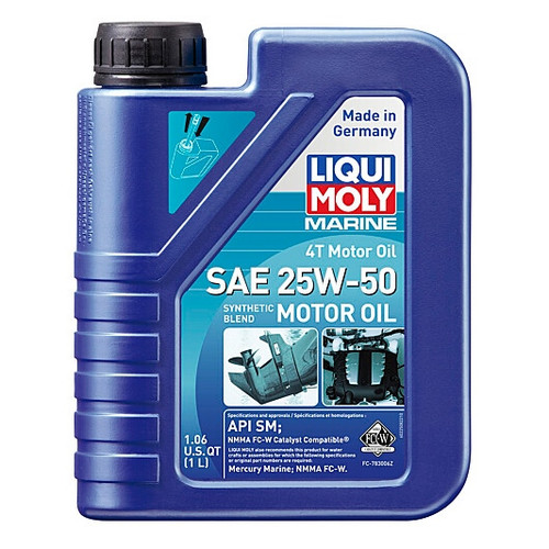 Liqui Moly Oil 4T Marine 25W50 25W50 - 1 L - 153378