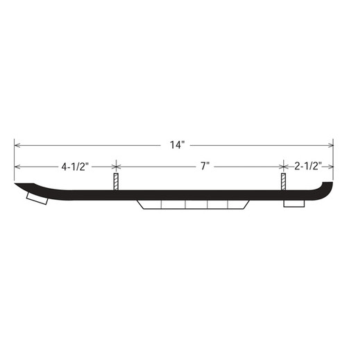 Kimpex Carbide Runner for Plastic Ski POLARIS - 274462