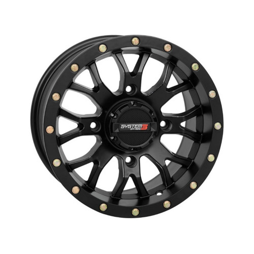 SYSTEM 3 OFF-ROAD ST-3 Simulated Beadlock UTV Wheel 14x7 - 4/137 - 5+2 - 318031