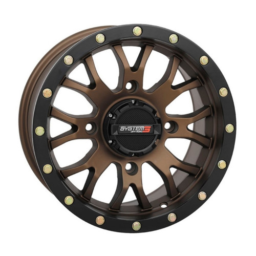 SYSTEM 3 OFF-ROAD ST-3 Simulated Beadlock UTV Wheel 14x7 - 4/156 - 5+2 - 318034