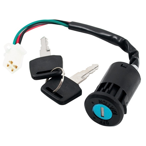 Outside Distributing Key Switch 4-Wire and Male Plug Lock with key - 217094 - 217094